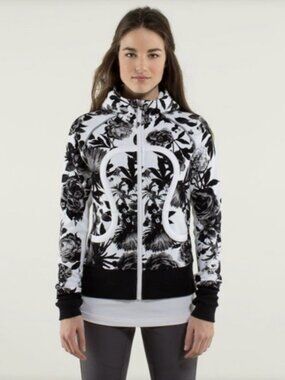 Lululemon Brisk Bloom Scuba Hoodie - Size 6